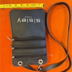 Sisley Black Multi-Zip Crossbody